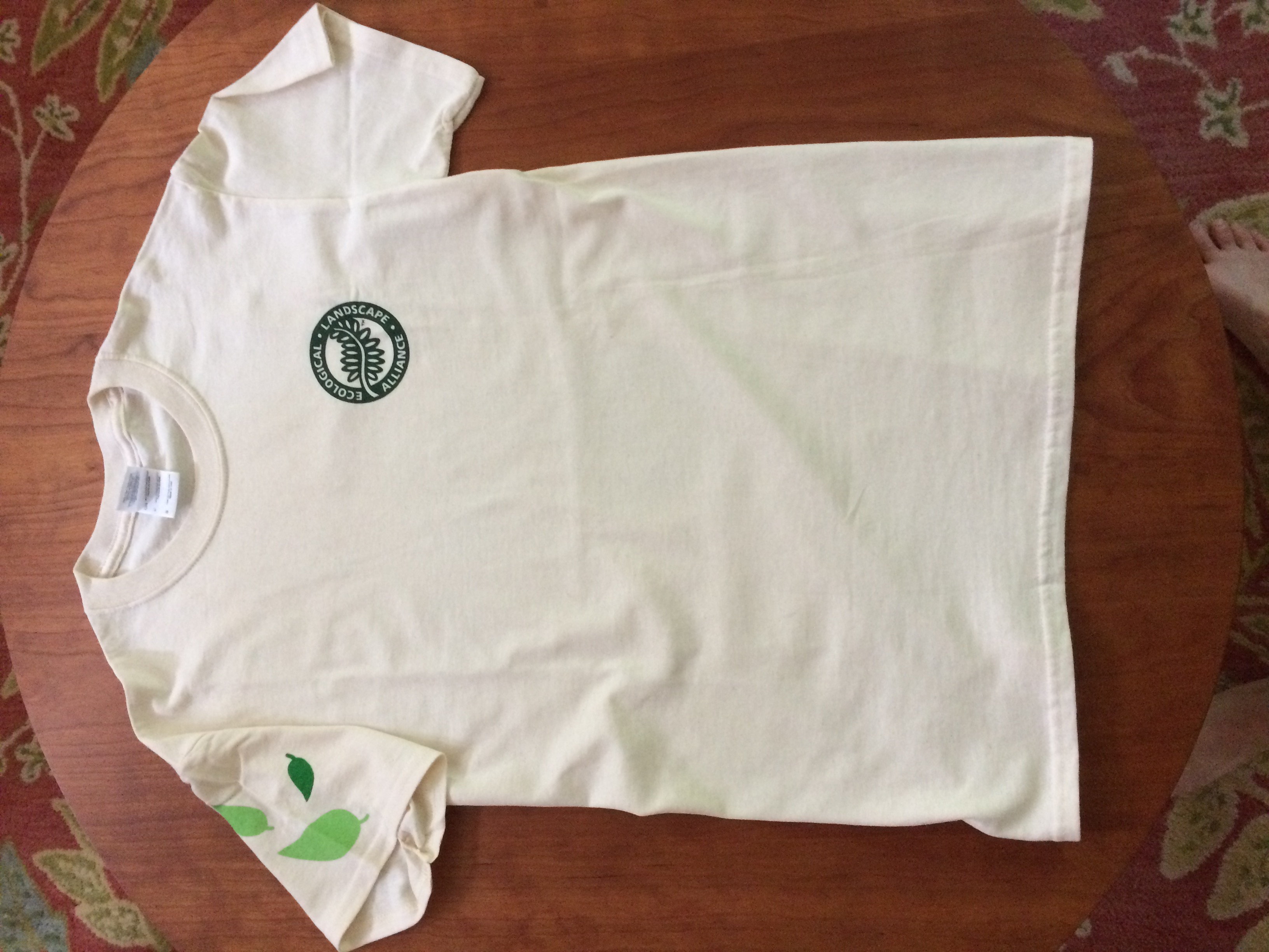 ELA Logo Tee Shirt - Beige with Three Graphics - Ecological Landscape ...
